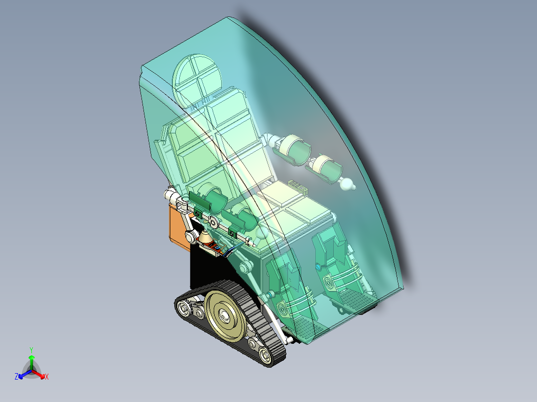 智能康复轮椅设计含三维图+CAD图纸+说明书