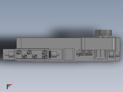 钢筋矫直切断机俯视缩略图