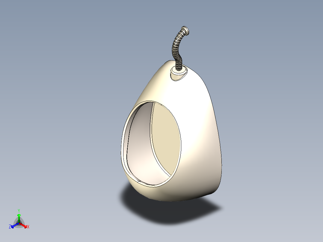 小便池正等轴测图