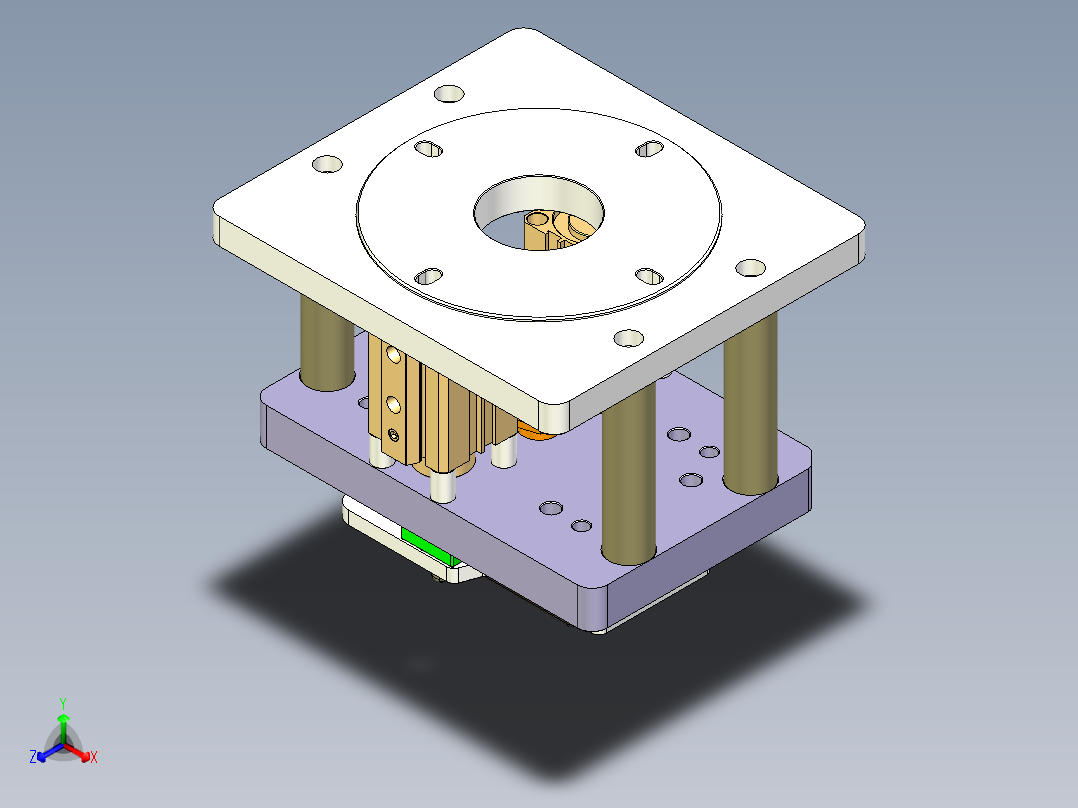 X2-CNC6笔记本CNC工装夹具三维模型-1104正等轴测图