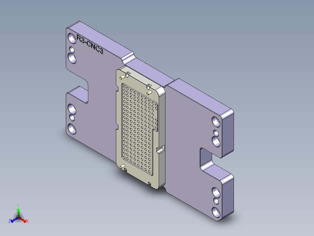 R3-笔记本CNC工装夹具三维模型CNC3-1228
