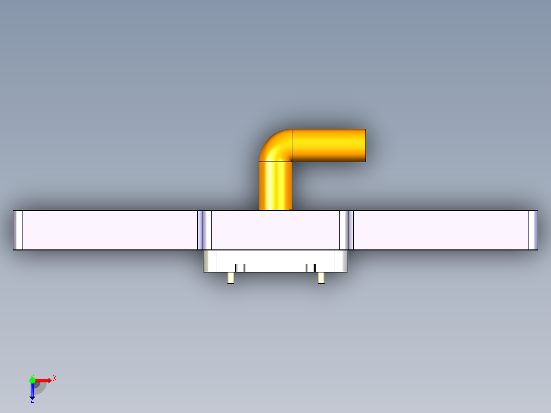 R3-笔记本CNC工装夹具三维模型CNC3-1228俯视图
