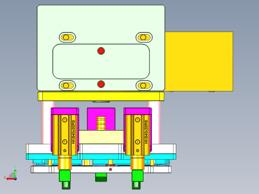 FONE-D-CNC4笔记本CNC工装夹具三维模型-0704后视缩略图