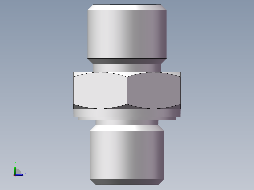 英制管螺纹ED密封、1DB-14-04WD左视图