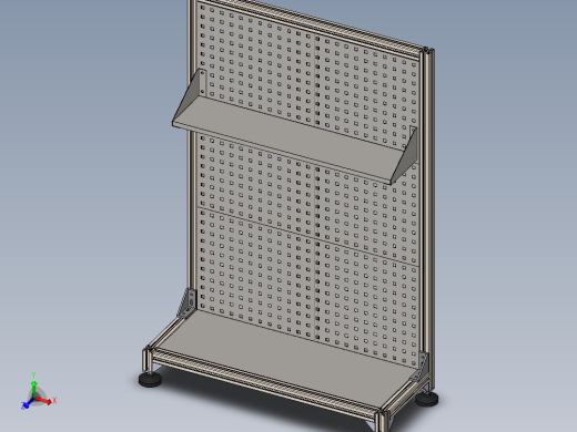 货架、单面物料整理架