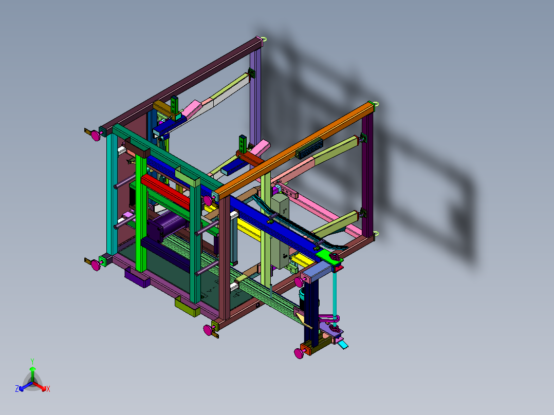 机器人码垛系统自动托盘库