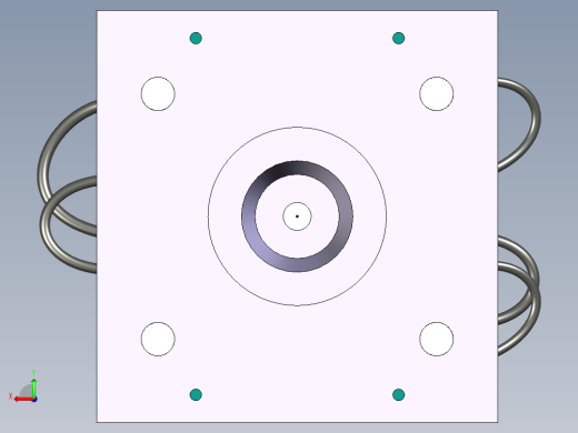 绝缘电笔外保护壳注塑模具设计后视缩略图