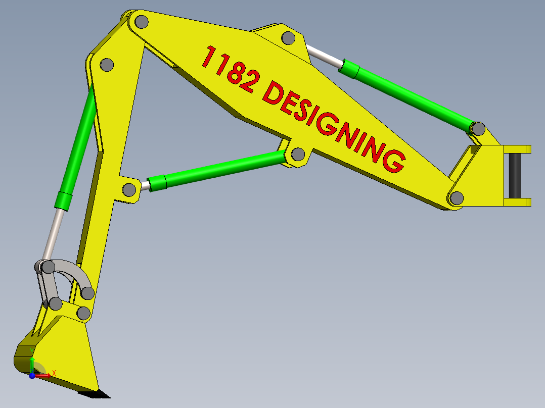 挖掘机、推土机(10)前视图