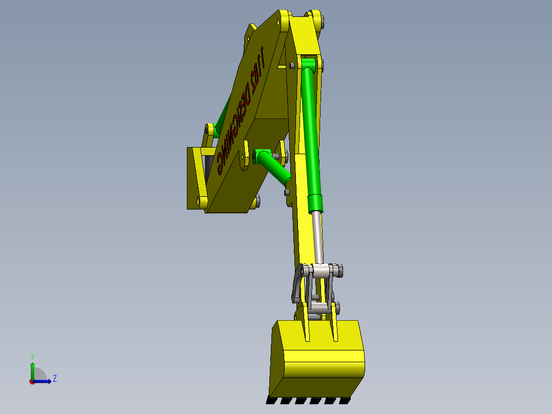 挖掘机、推土机(10)左视图