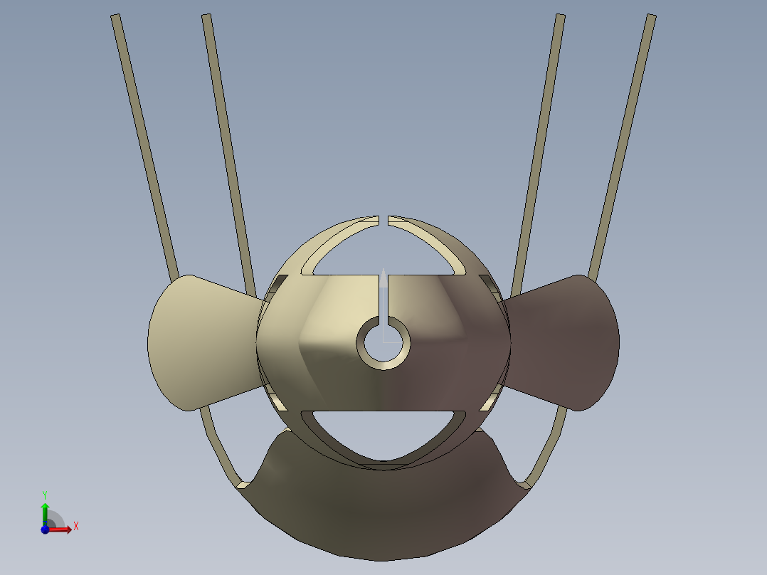 防水汽车连接器前视图