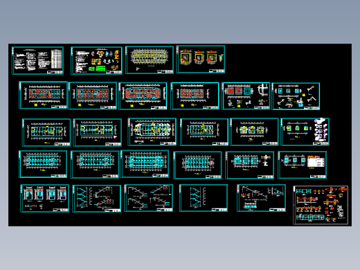 某六层楼结构图