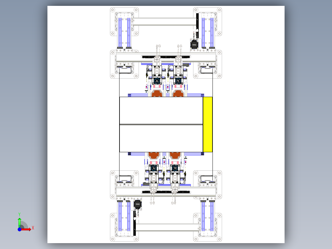 GZ01-管桩自动合模项目前视图