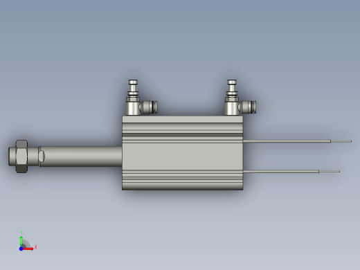 CDQ2B50-75DMZ气缸4271ZB前视缩略图
