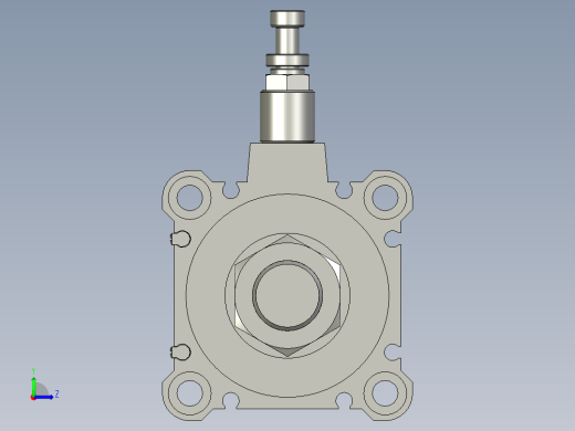 CDQ2B50-75DMZ气缸4271ZB左视缩略图