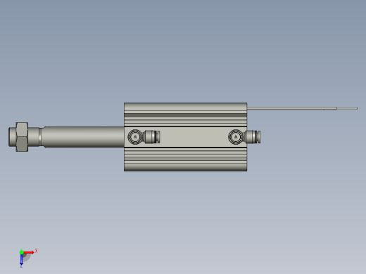 CDQ2B50-75DMZ气缸4271ZB俯视缩略图