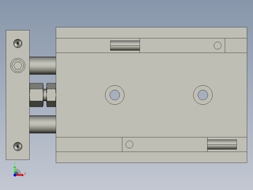 CXSM10-10Y59BL前视图