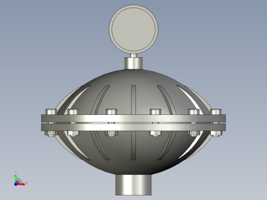 脉冲阻尼器DN32前视缩略图