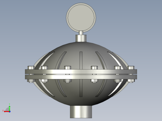脉冲阻尼器DN32后视缩略图