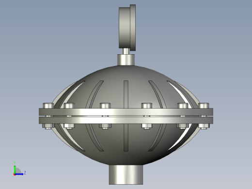 脉冲阻尼器DN32左视缩略图