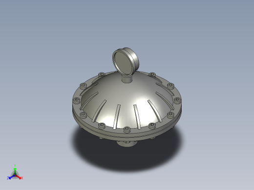 脉冲阻尼器DN32正等轴测缩略图