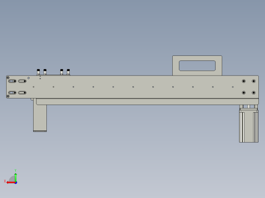 DBCQJ02-出料机械手装配体后视缩略图