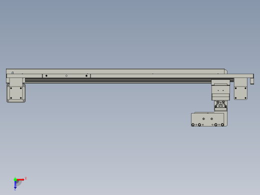 DBCQJ02-出料机械手装配体俯视缩略图