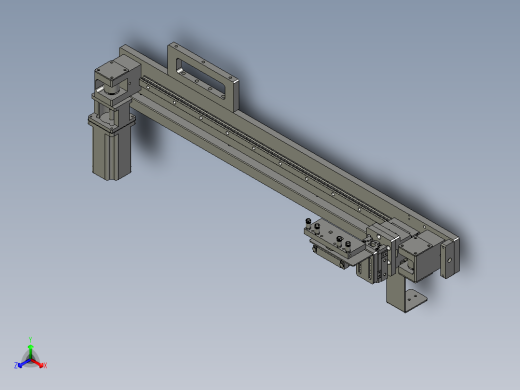DBCQJ02-出料机械手装配体正等轴测缩略图