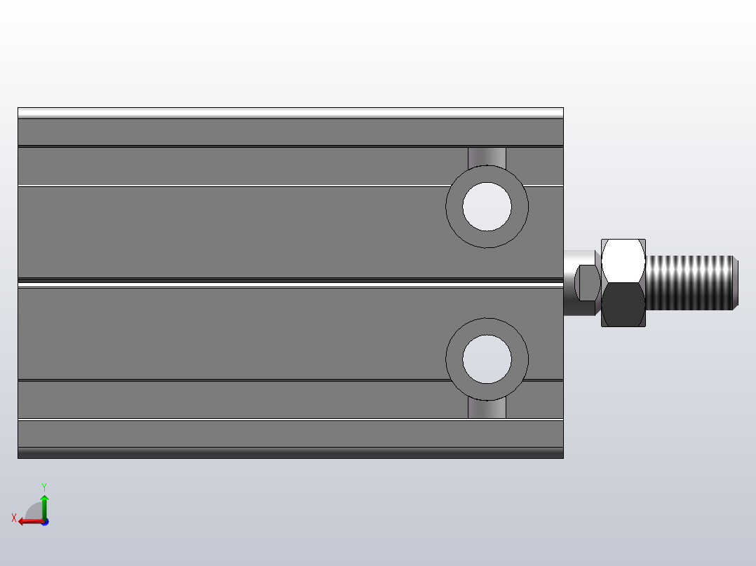 气缸MD16x10S后视图
