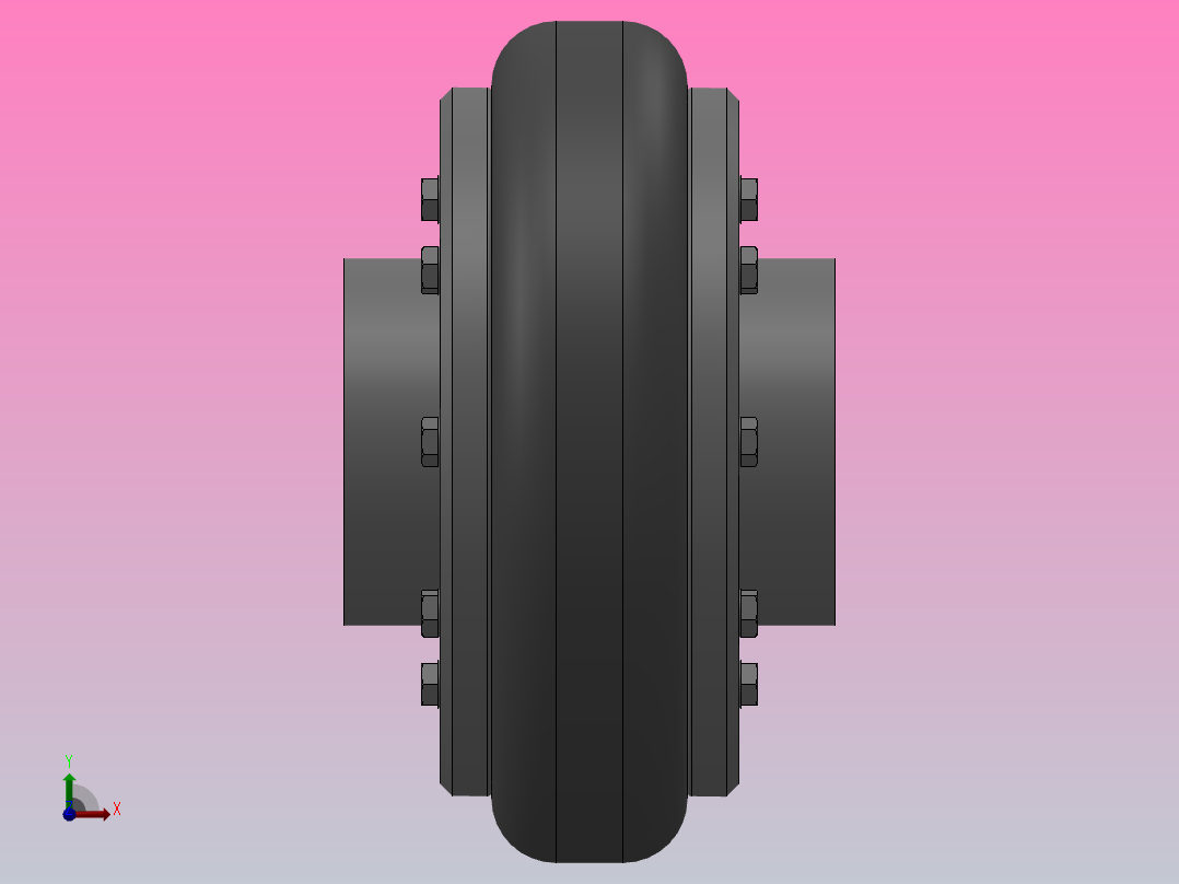 轮胎联轴器_F180B前视图