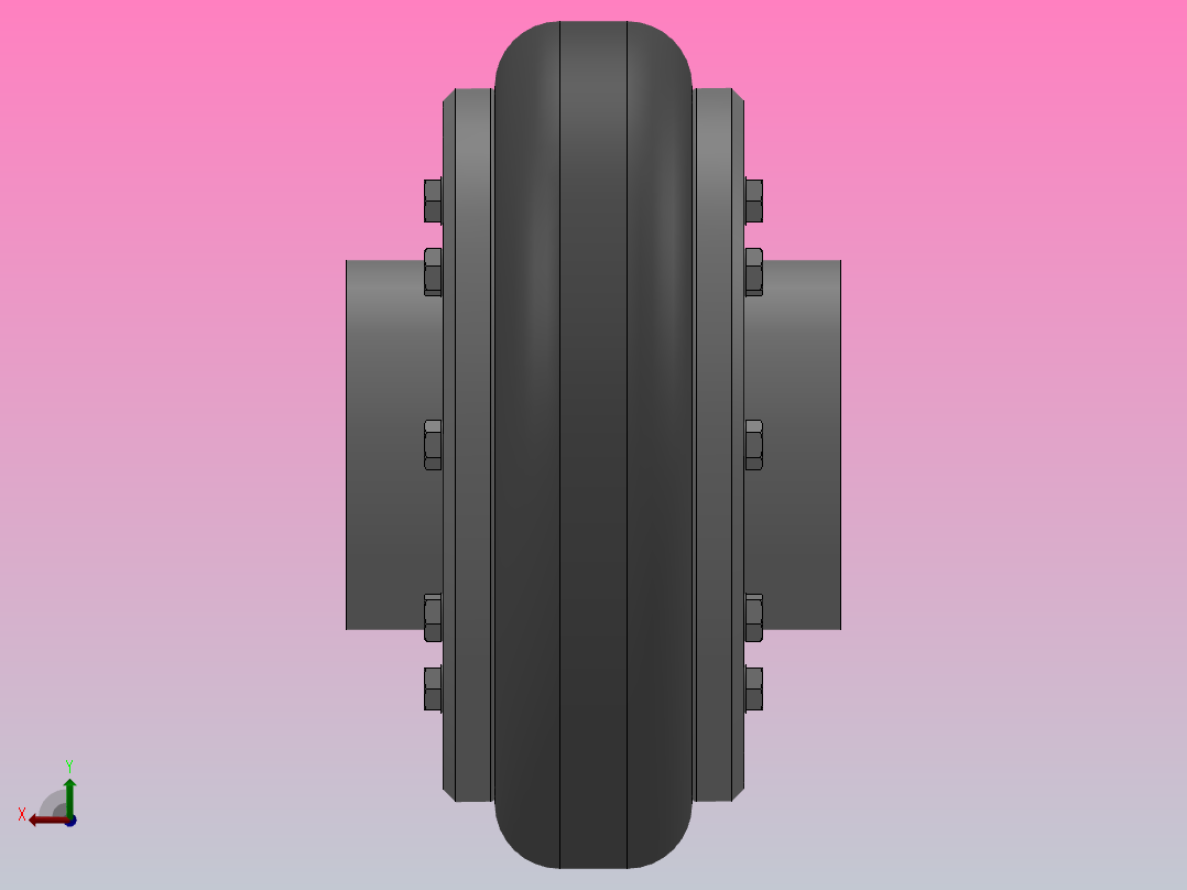 轮胎联轴器_F180B后视图