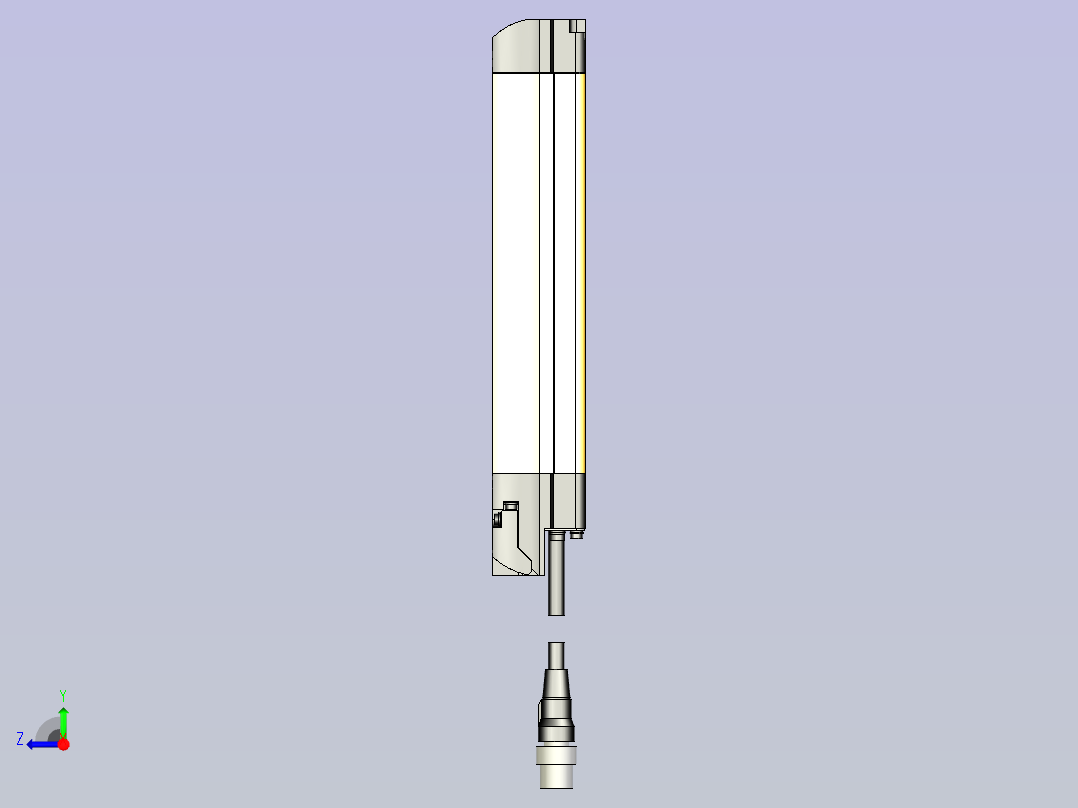 安全光幕右视图