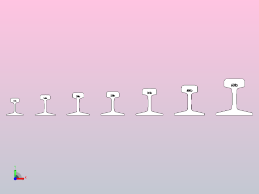 标准ASCE轨道轮廓前视缩略图