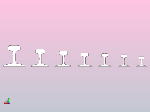 标准ASCE轨道轮廓后视缩略图