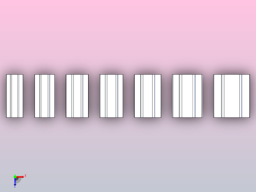 标准ASCE轨道轮廓俯视缩略图