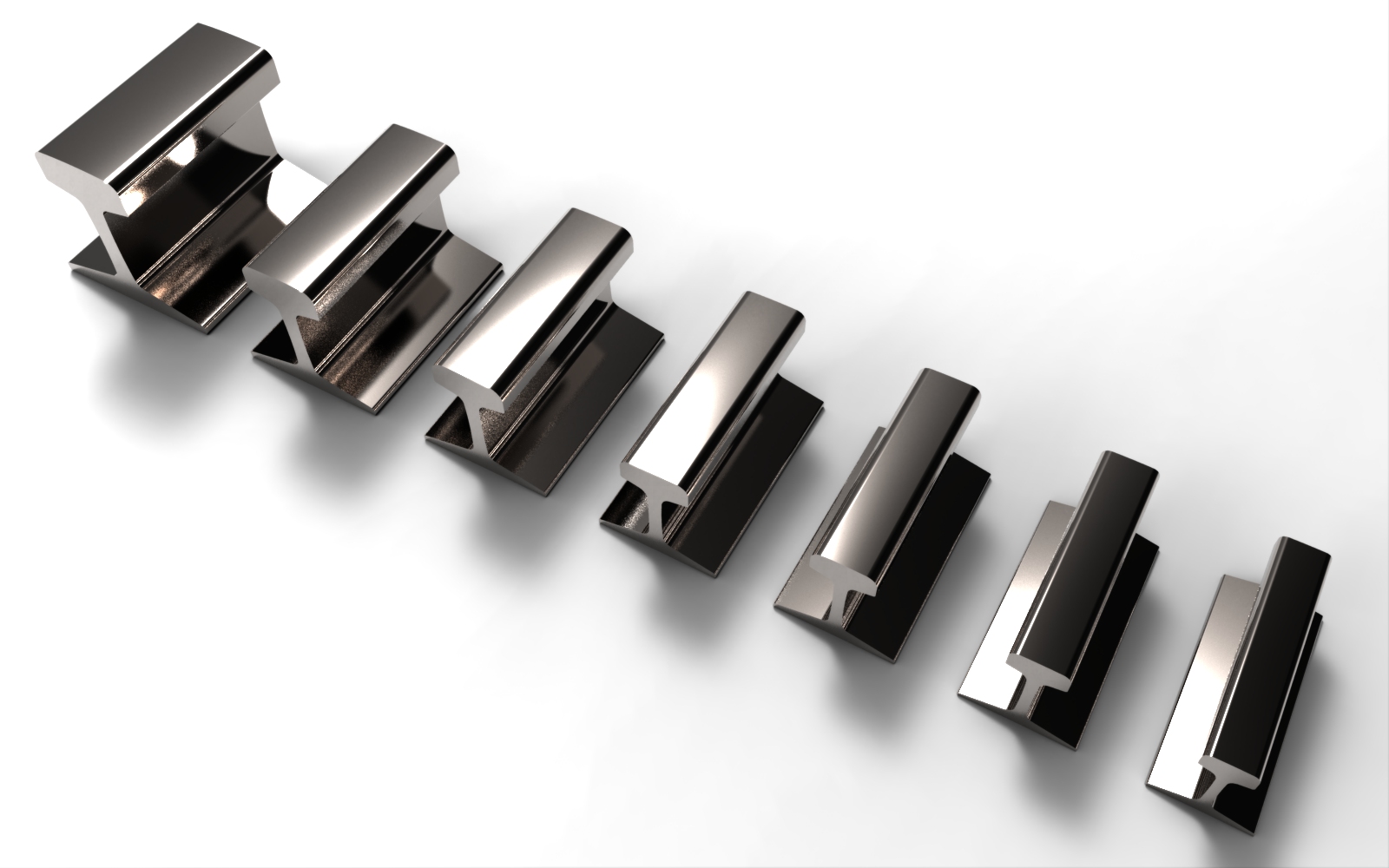 标准ASCE轨道轮廓