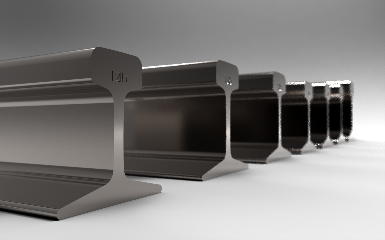 标准ASCE轨道轮廓