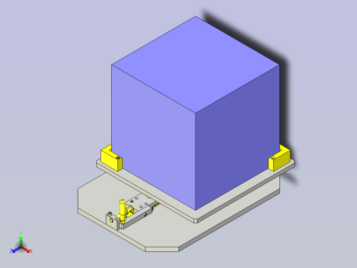 一款直线运动操作型旋转组件3D模型