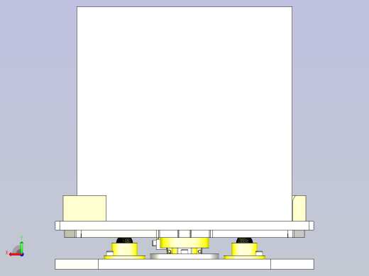 一款直线运动操作型旋转组件3D模型后视缩略图