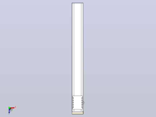 滚珠丝杠直线轴带导轨全封闭TPA-HCR-202D-2510C-L1650-MP-Y-P75-N3俯视缩略图