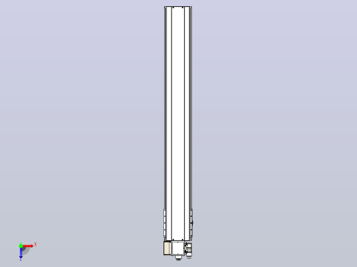 皮带直线轴半封闭可选导轨TPA-HNB-220D-176-L1500-LP-Y-P1K-N3俯视缩略图