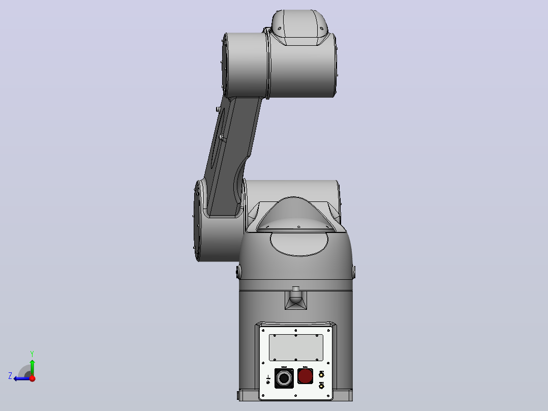 DENSO VM-60B1机器人模型右视图