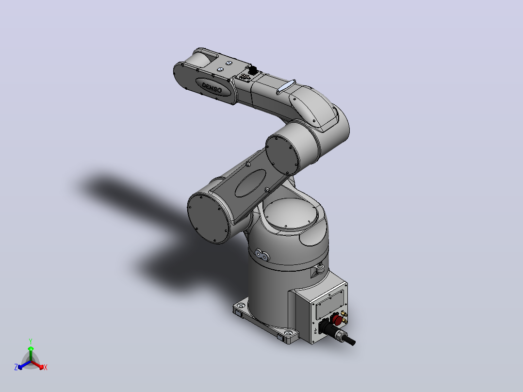 DENSO VM-60B1机器人模型正等轴测图