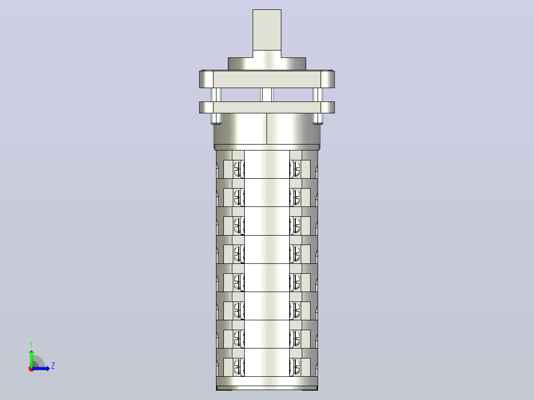 LW32-20_8万能转换开关三维模型202102左视图