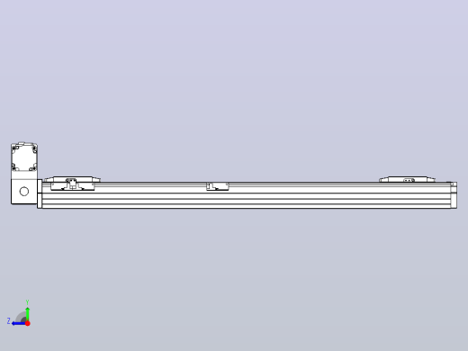 皮带直线轴双滑块型TPA-GCBS-80-P60-L325-LU-M20-N3右视缩略图