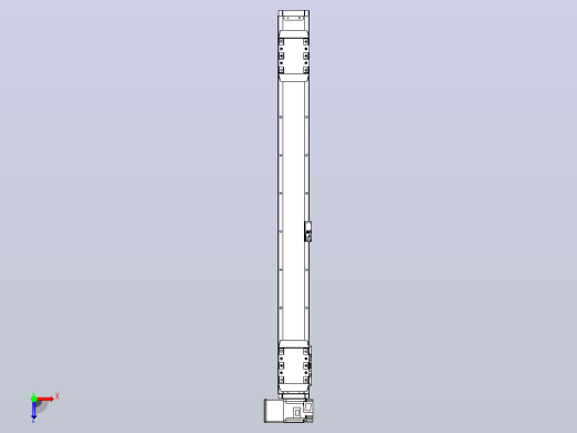 皮带直线轴双滑块型TPA-GCBS-80-P60-L325-LU-M20-N3俯视缩略图