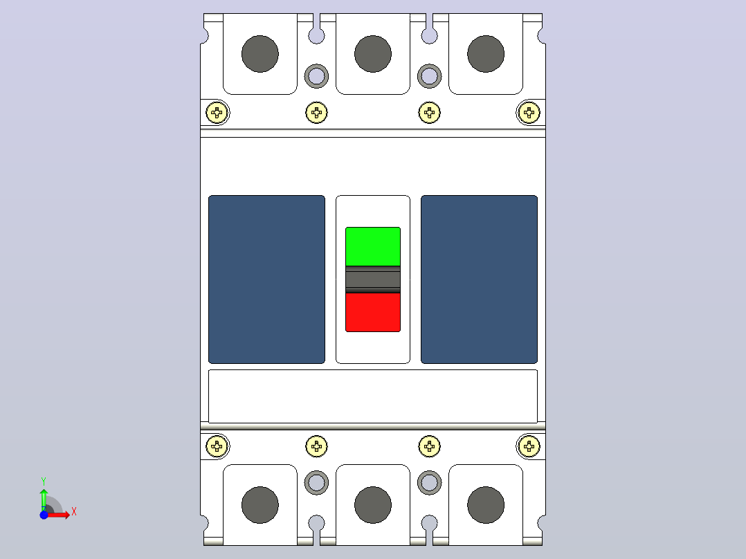 RDM1L系列漏电断路器[RDM1L-225H-3]前视图