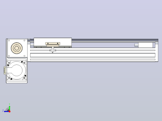 皮带直线轴半封闭可选导轨TPA-HNB-175D-140-L250-LP-Y-P75-N3右视缩略图