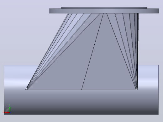 管道连接SolidWork金属板后视缩略图