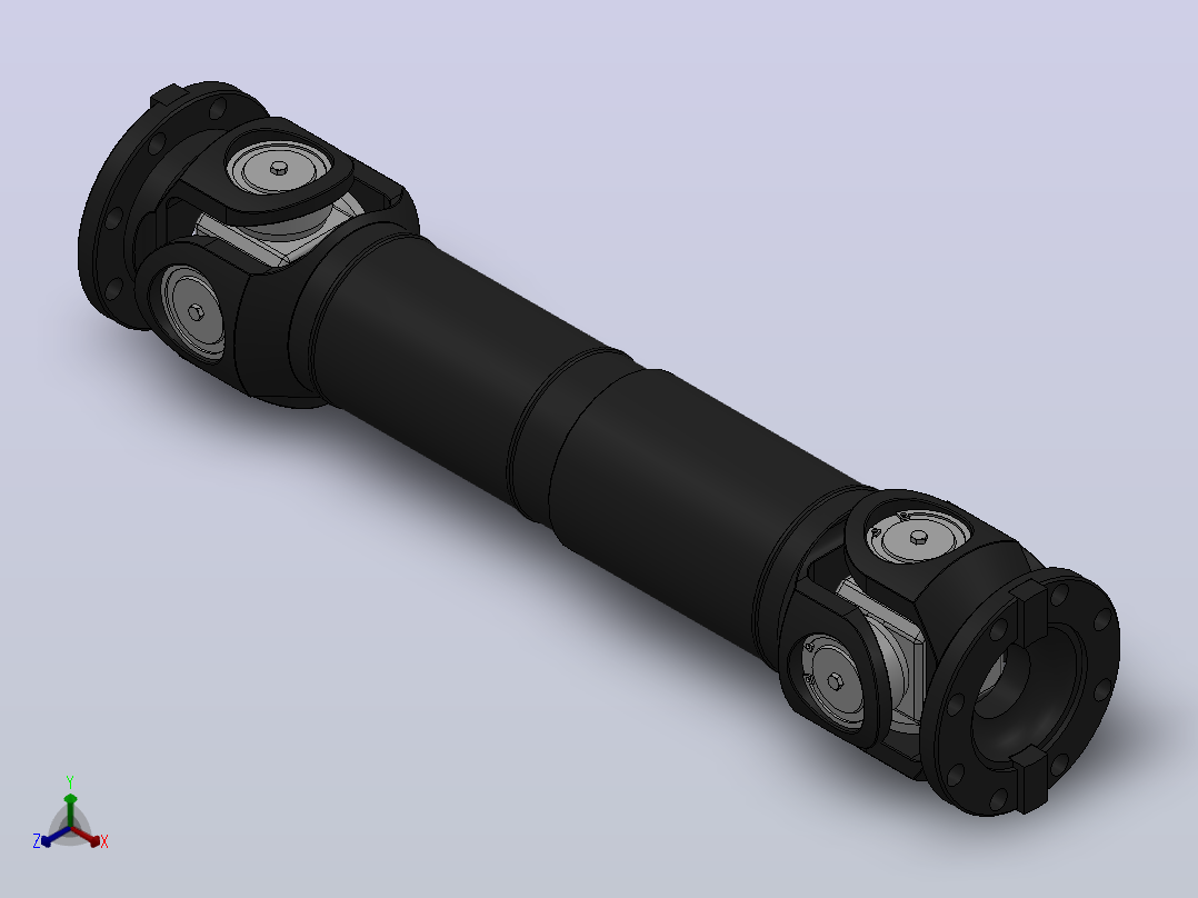 SWC型--中型十字轴式万向联轴器SWC160-A-740主视图
