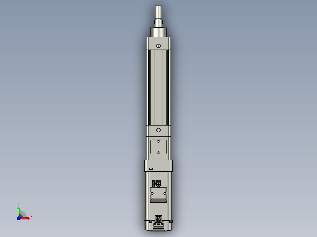 轻载电动缸TPA-ESR40-1210C-L50-M-W-P40-C3前视图